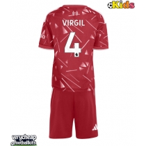 Liverpool Virgil van Dijk #4 Replica Home Minikit 2026-27 Short Sleeve (+ pants)
